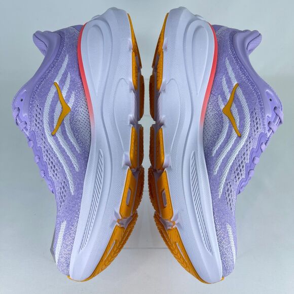HOKA One Bondi 9 Shoes - Aster Flower/Starlight Glow | Women's 8 | NEW - Picture 4 of 12